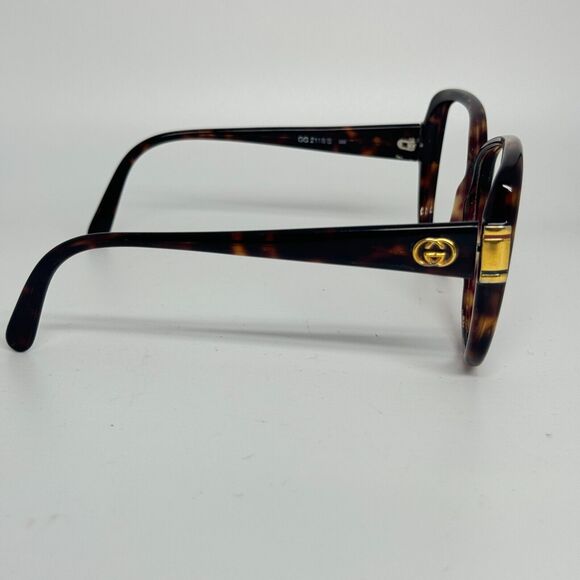 Gucci GG 2118/S 086 Oval Havana Brown Sunglasses Frame 59-14-135 H13940 - Picture 4 of 7